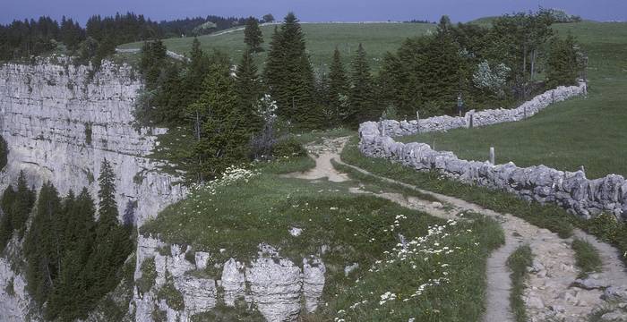 Erosion au Creux-du-Van