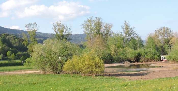 Site de l'aménagement de l'étang